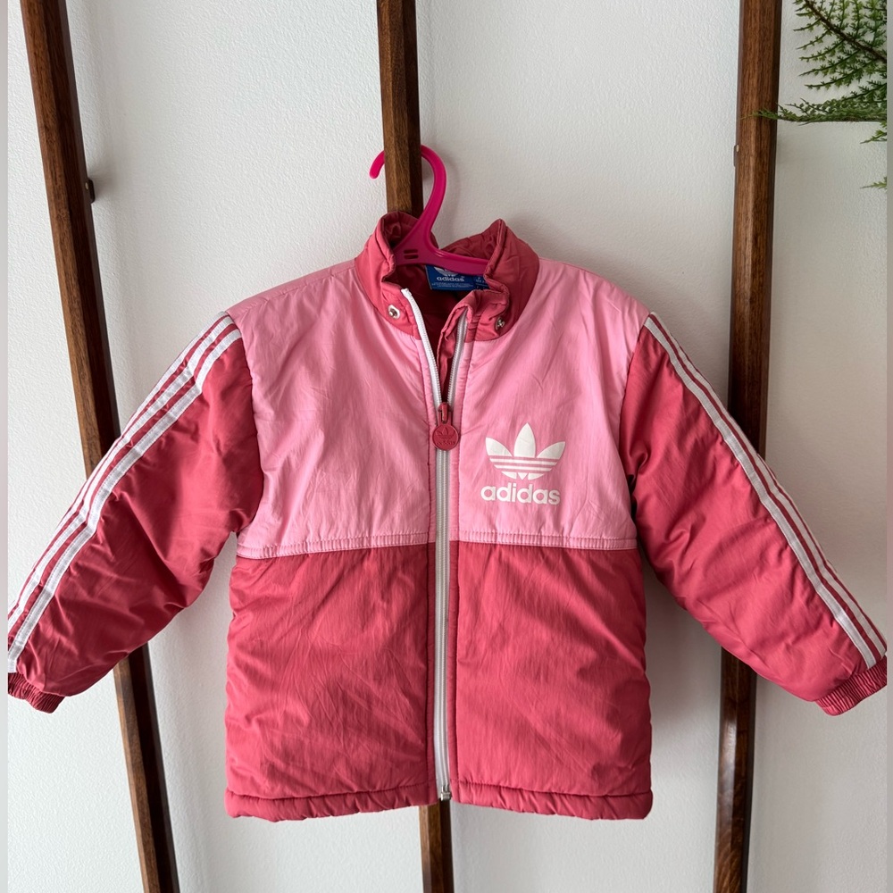 Adidas Pink puffer Jacket
